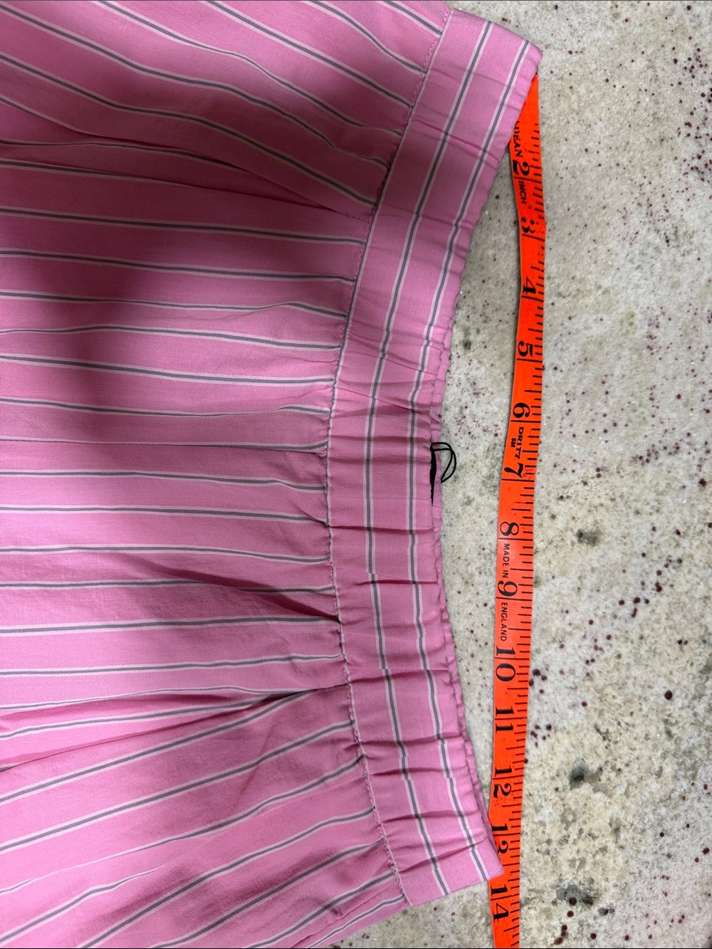 Set Striped poplin Pink Wide-Leg High-Rise Pants - Women's Lounge Trousers - Picture 12 of 13